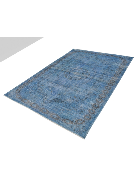 Blau Türkei Vintage Teppich 276 x 174 cm - view 3
