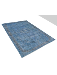 Blau Türkei Vintage Teppich 276 x 174 cm - view 2