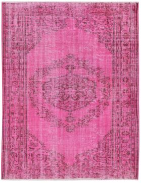 Vintage Teppe 254 X 162 rosa