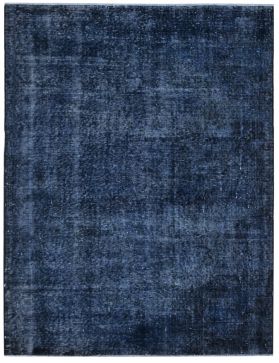 Vintage Teppich 232 X 128 blau