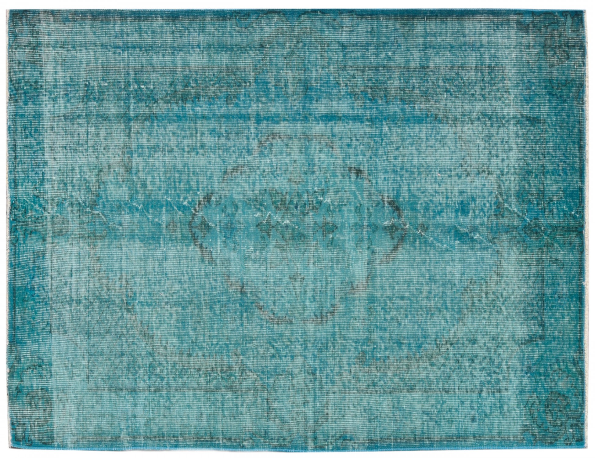 Alfombra vintage  azul <br/>197 x 114 cm