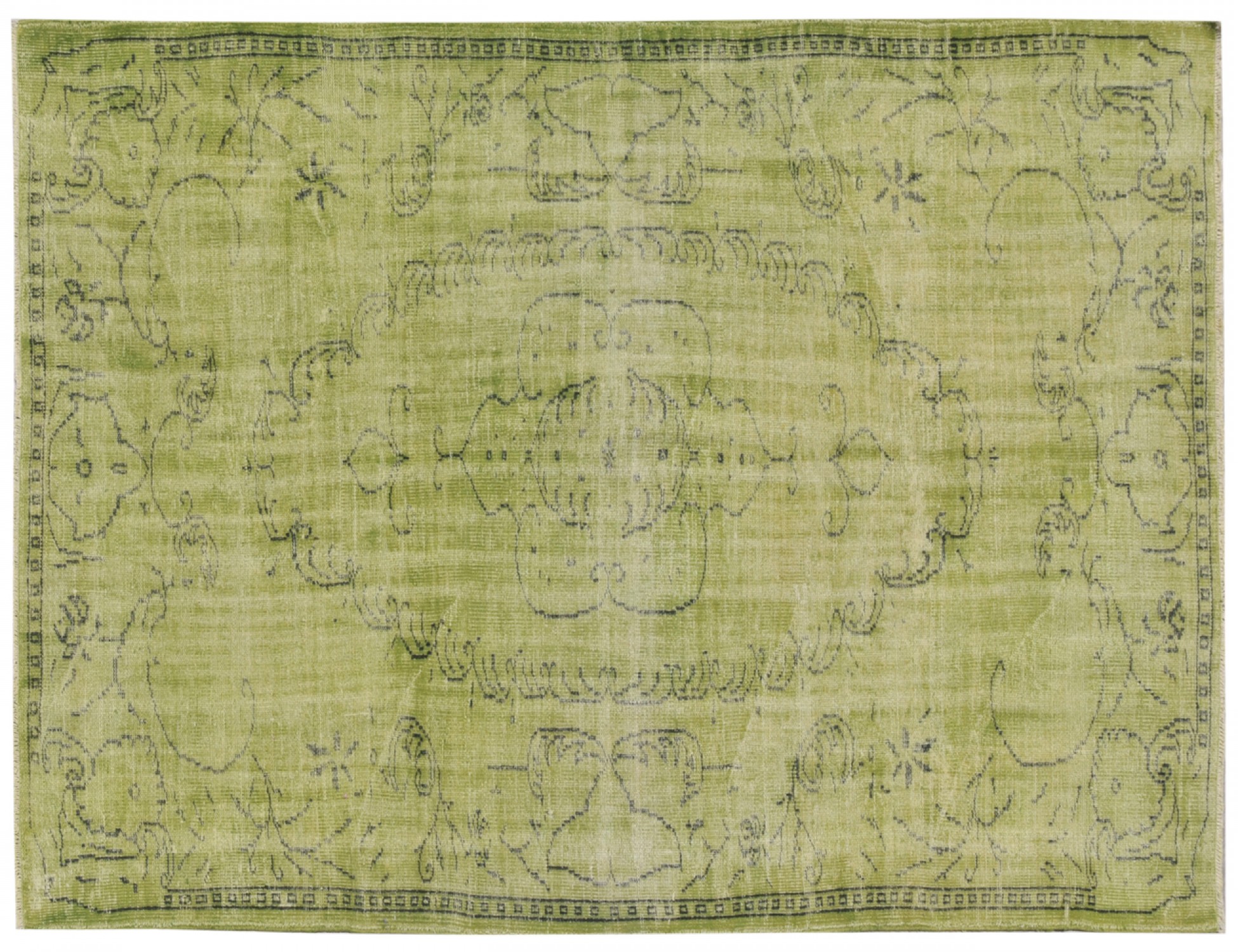 Vintage Carpet  green  <br/>281 x 187 cm
