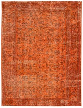 Alfombra vintage 260 X 155 naranja