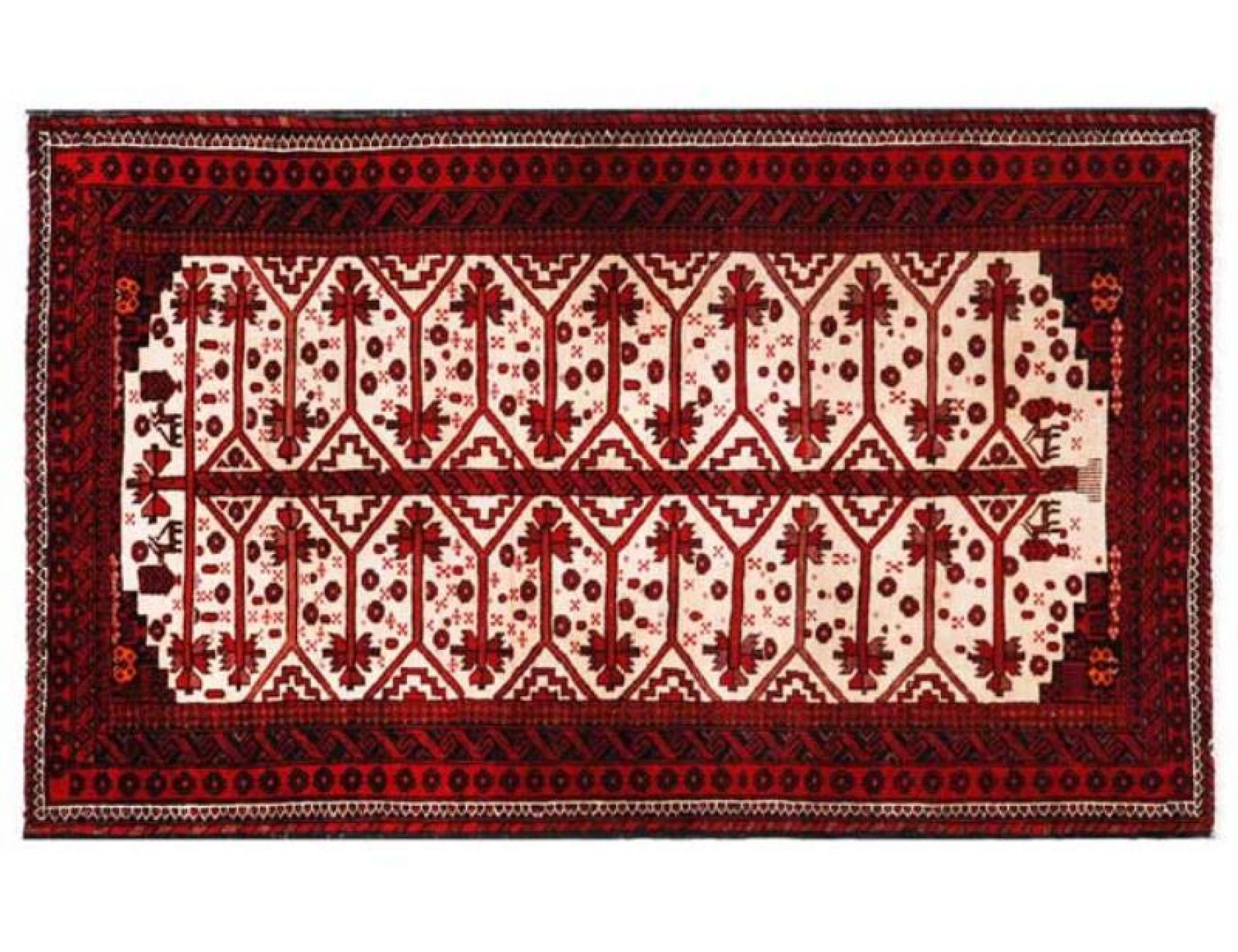 Perzisch Tapijt  beige <br/>165 x 92 cm