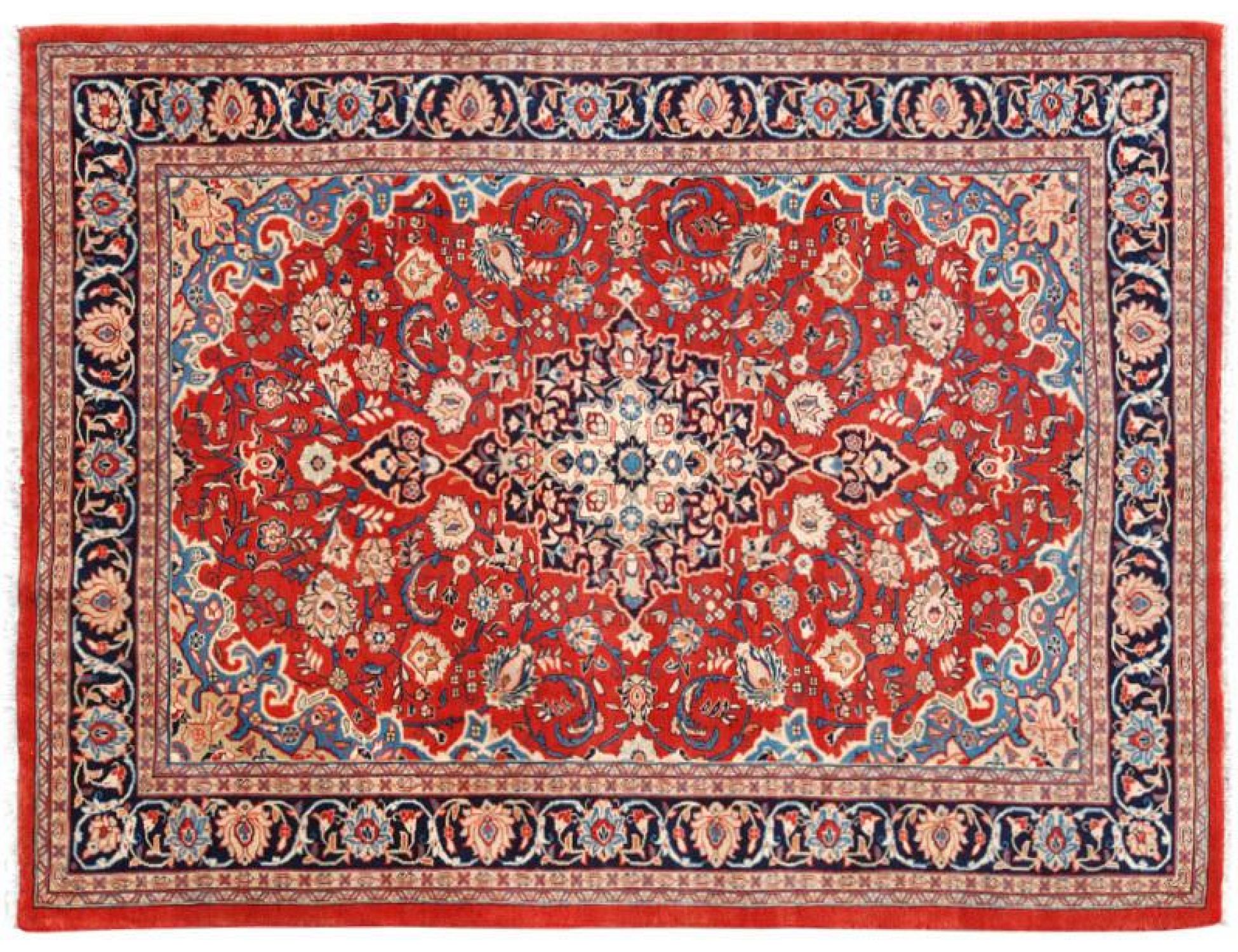 Persisk teppe  blå <br/>305 x 206 cm