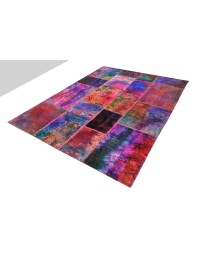Multicolore Turco Tappeto Patchwork 239 x 173 cm - view 3