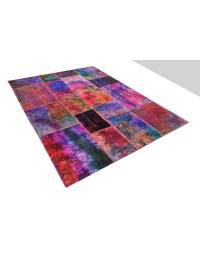 Multicolore Turco Tappeto Patchwork 239 x 173 cm - view 1