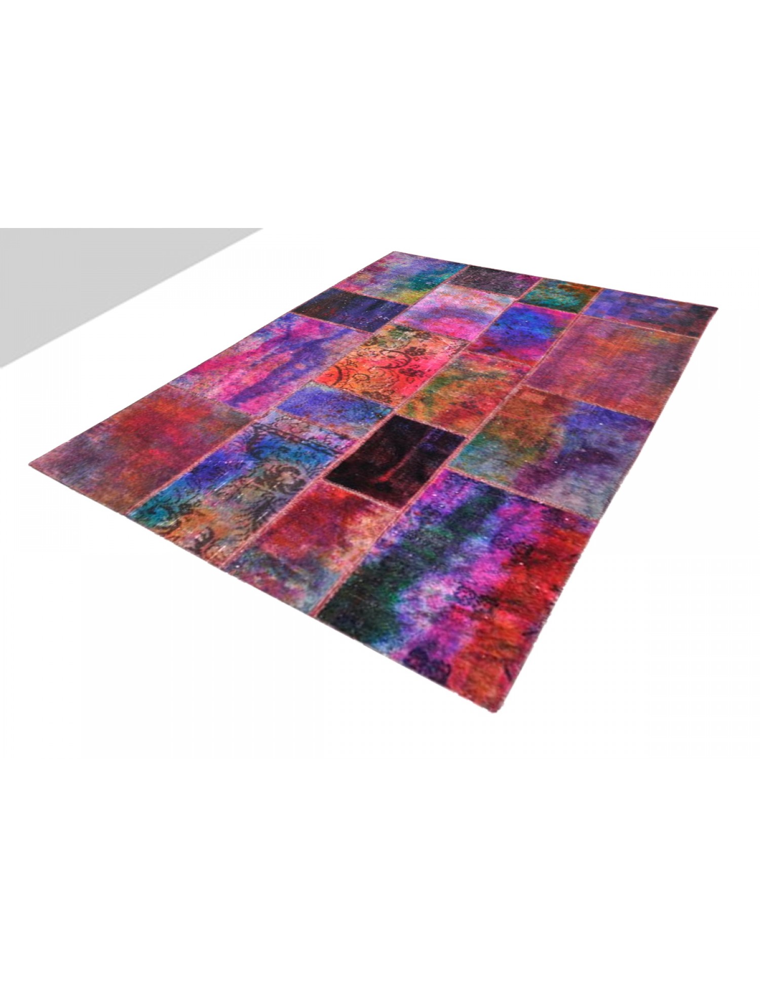 Patchwork Tæppe   239 x 173 cm