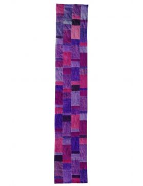 Kilim patchwork 392 x 79 púrpura