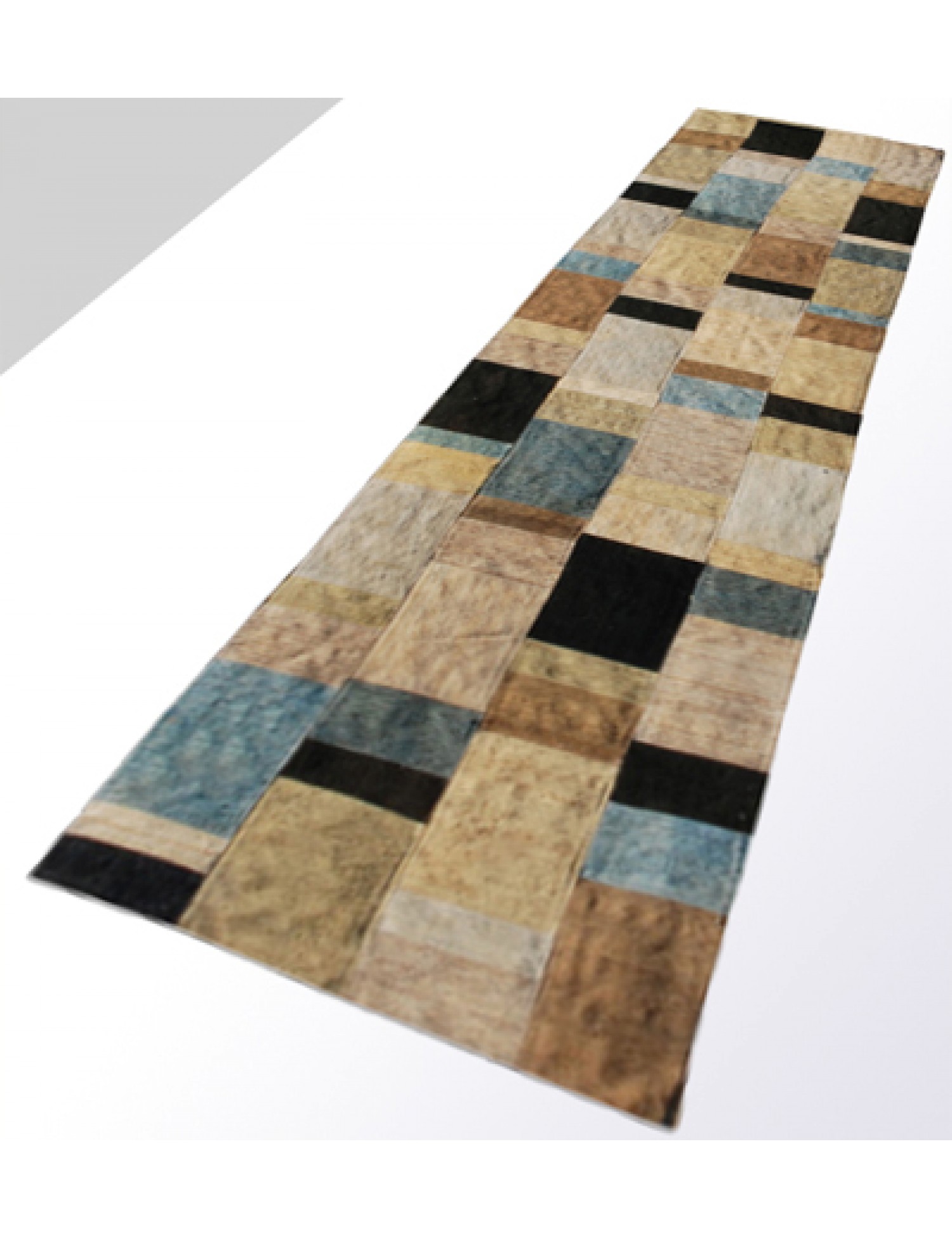 Kilim Patchwork  blu <br/>350 x 83 cm