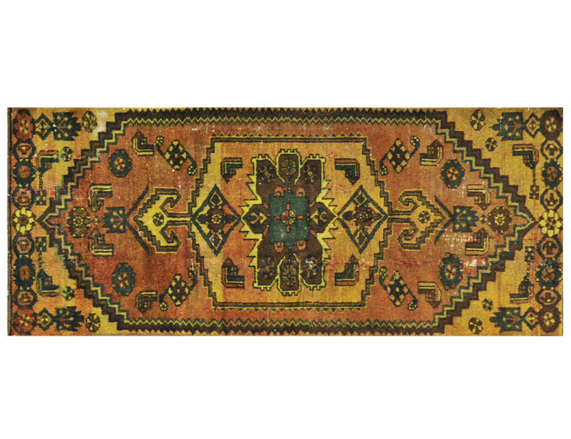 Tappeto Vintage  giallo <br/>195 x 80 cm