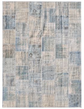 Patchwork Carpet 298 X 253 blue