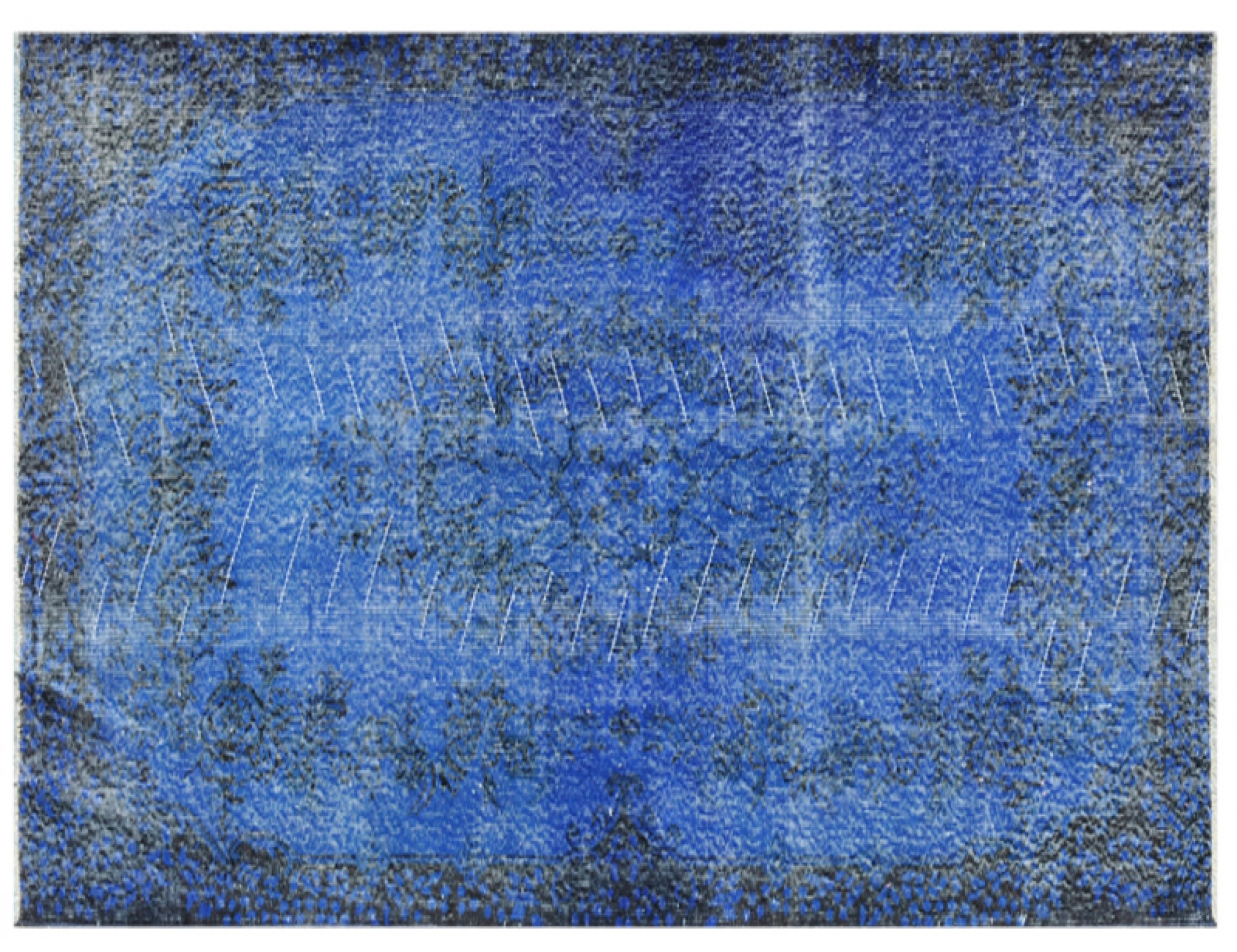 Tappeto Vintage  blu <br/>213 x 114 cm