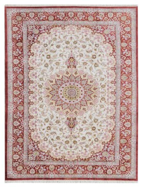 Beige Persien Persische Seide Qom 295 x 195 cm