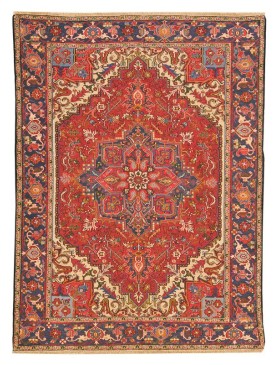 Blauw Perzië PERSIAN WOOL KILIMS  219 x 146 cm