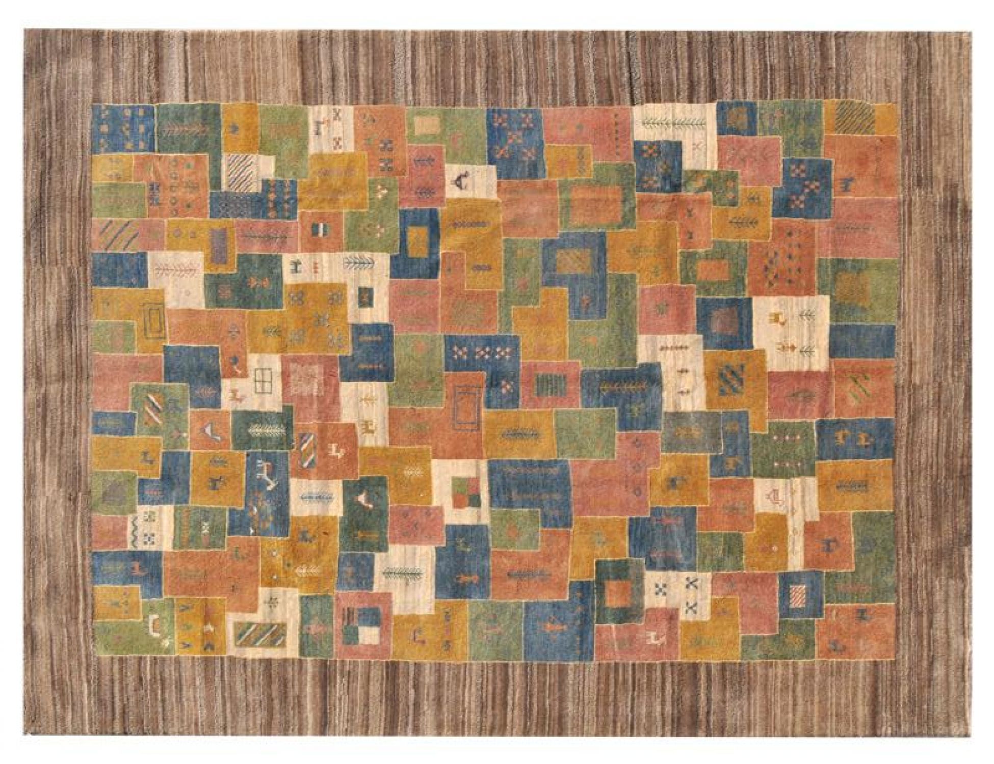 Persialainen Gabbeh  ruskea <br/>328 x 251 cm