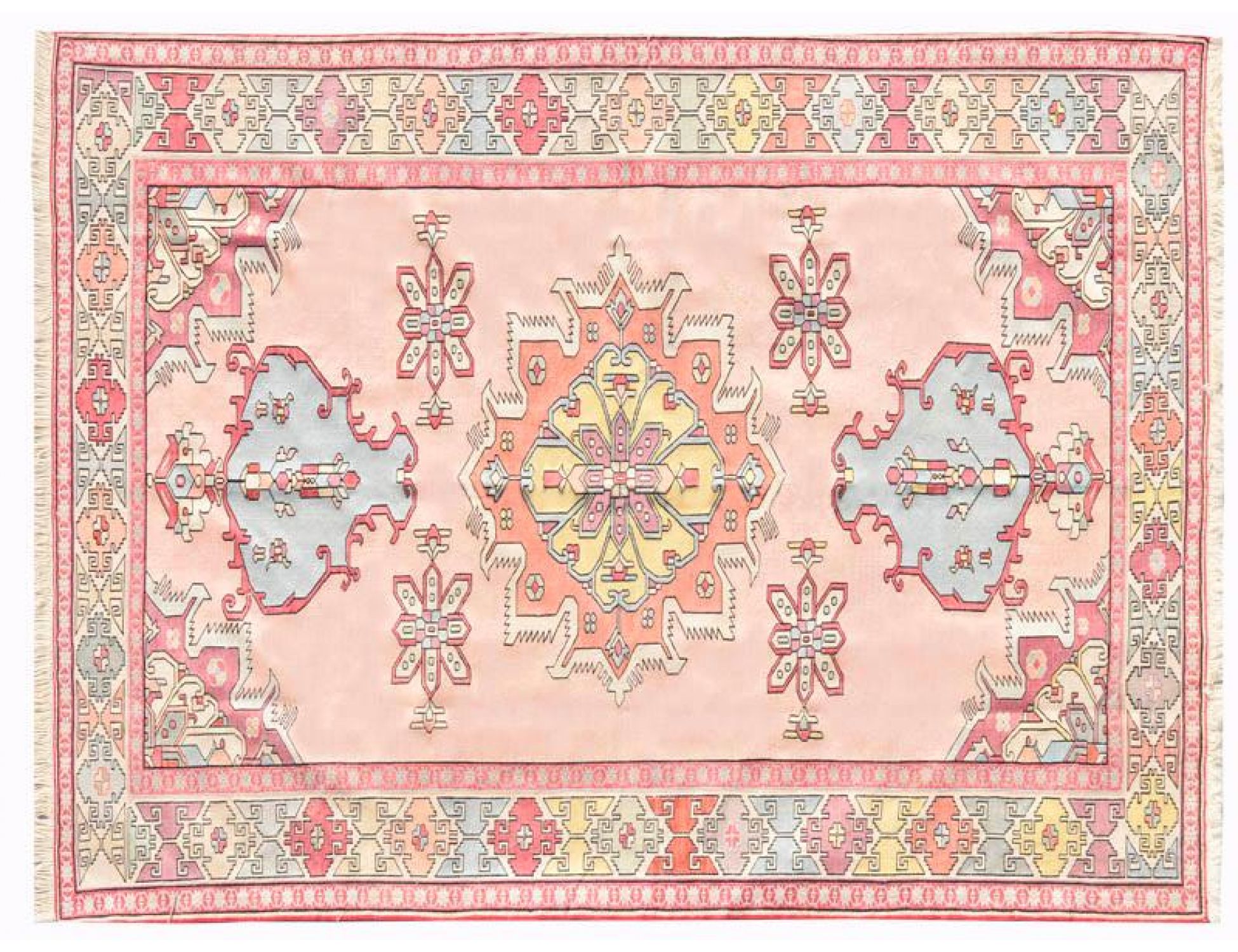 PERSIAN SILK KILIMS   <br/>196 x 128 cm