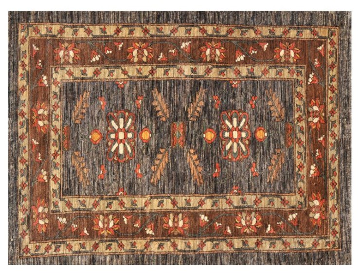 Grå Persien Persisk matta  157 x 120 cm