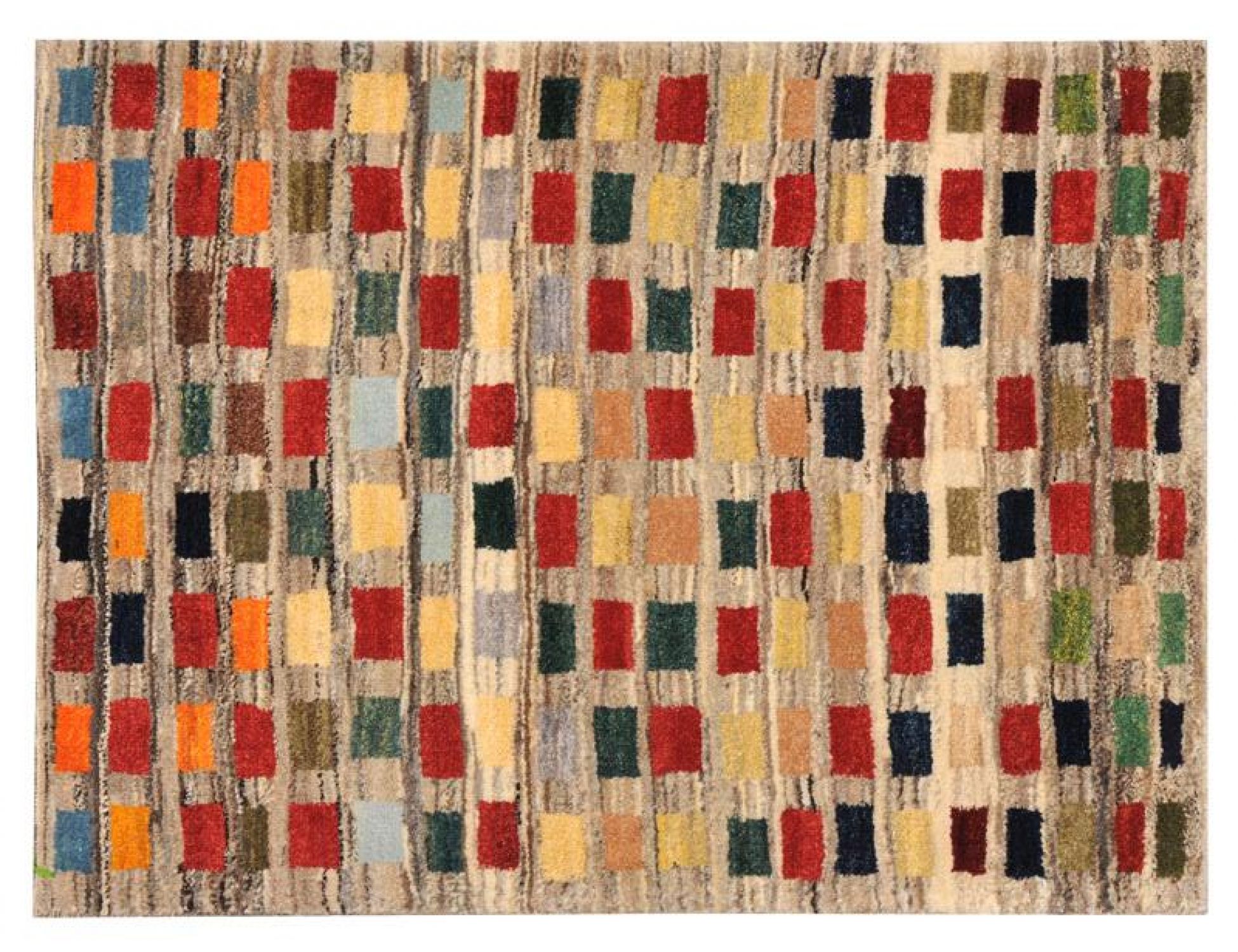 Moderne tæpper  beige <br/>104 x 84 cm