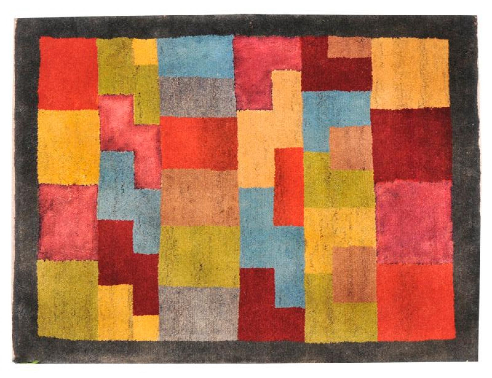 Persisk Gabbeh  multifarvet <br/>88 x 64 cm