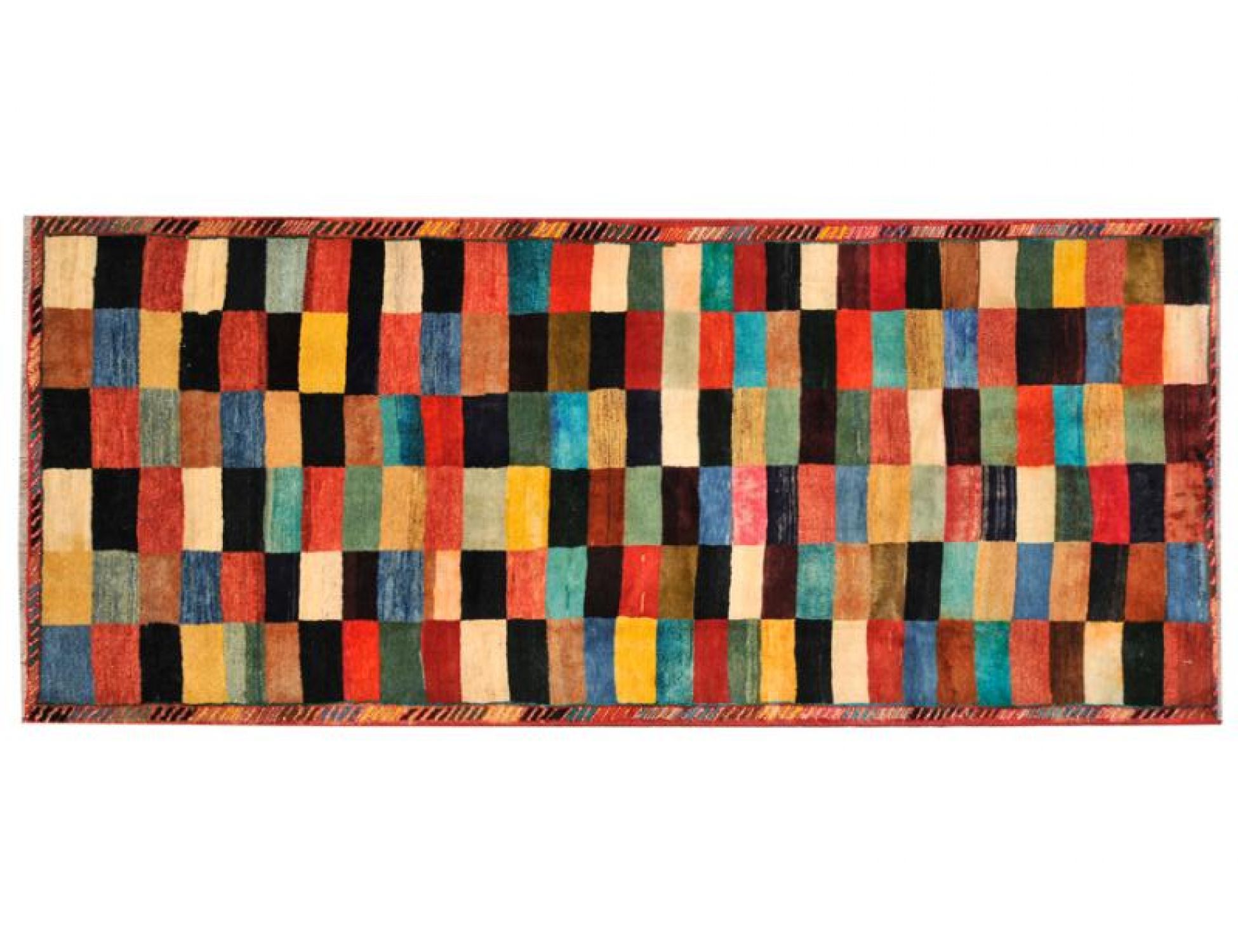 Persischer Gabbeh  mehrfarbig <br/>296 x 127 cm