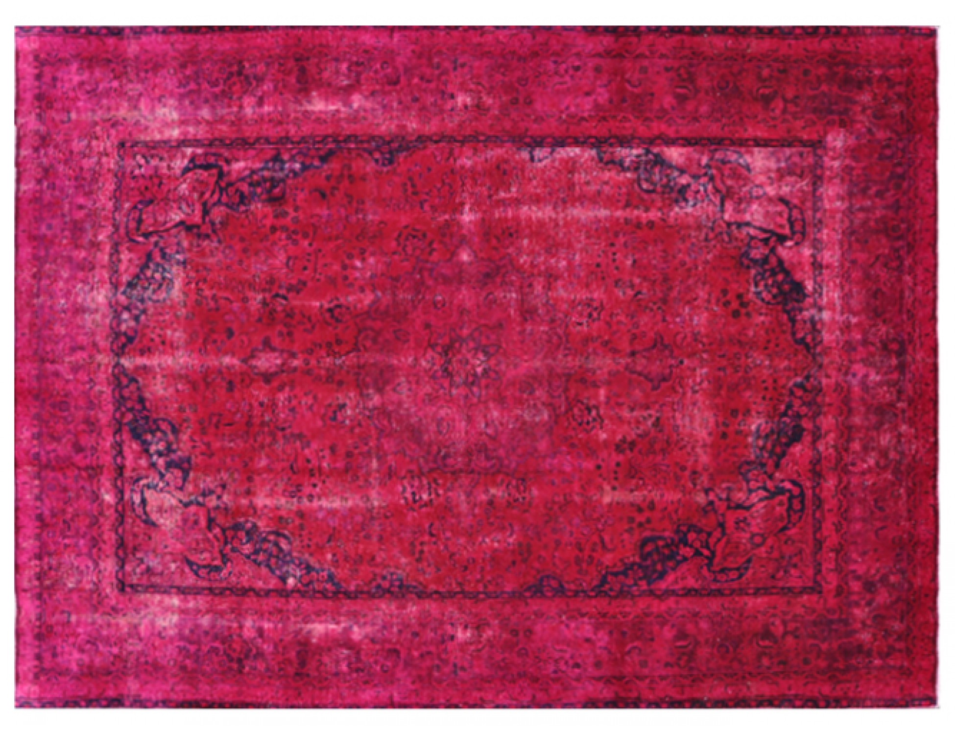 Alfombra vintage  rojo <br/>374 x 283 cm