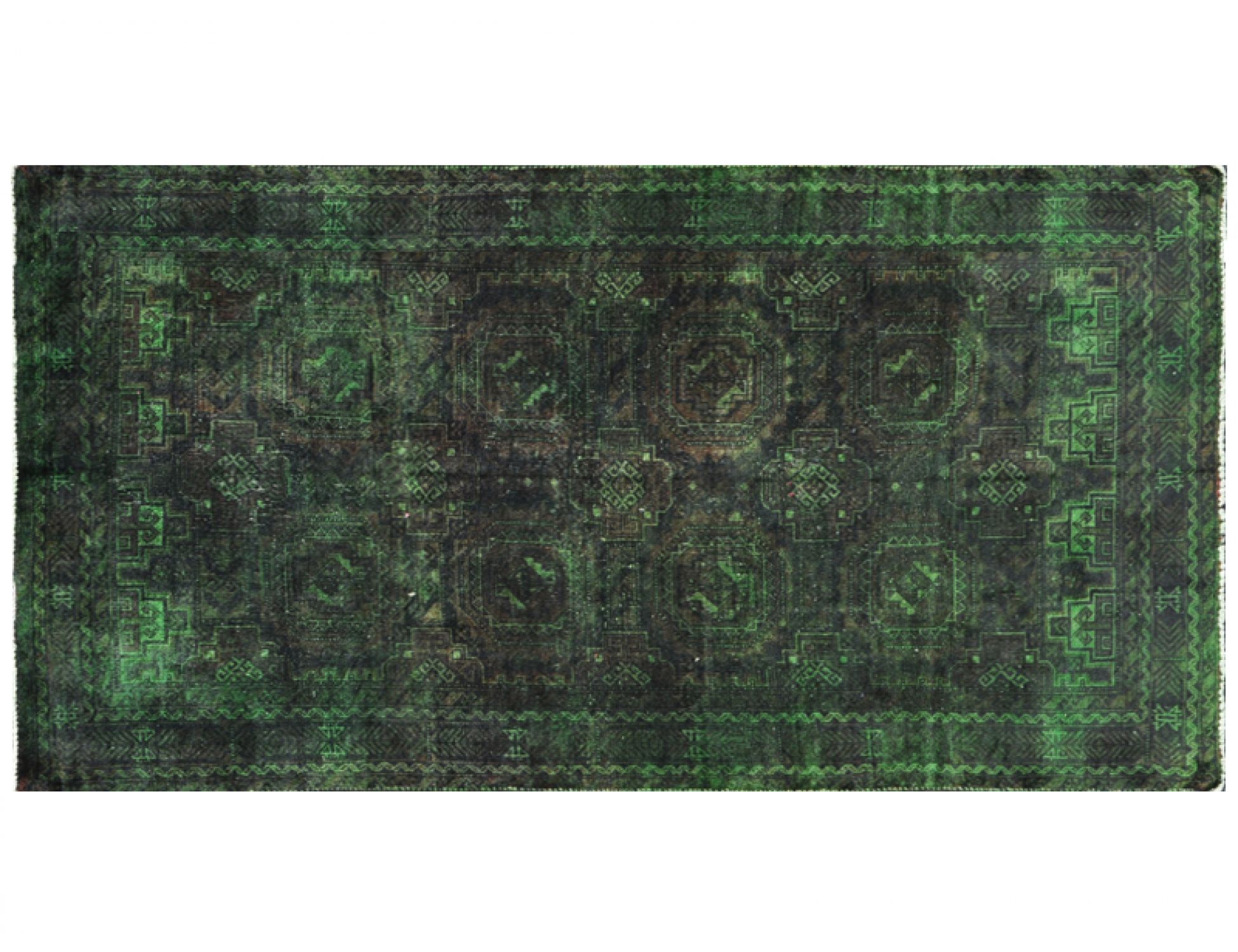 Tappeto Vintage  verde <br/>195 x 102 cm