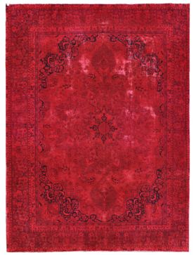 Alfombra vintage 364 X 262 rojo