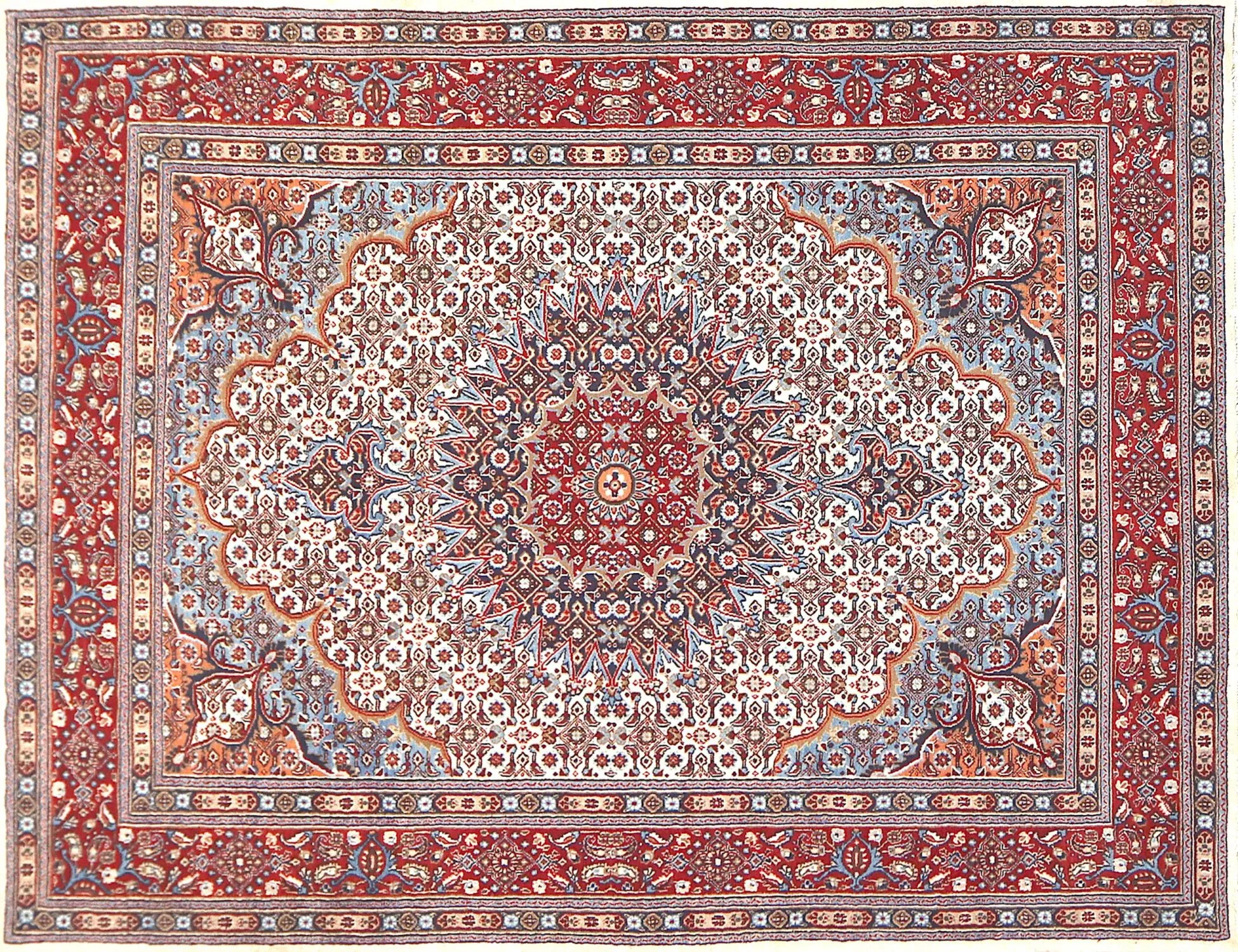 Moud Patina  bleu  303 x 210 cm