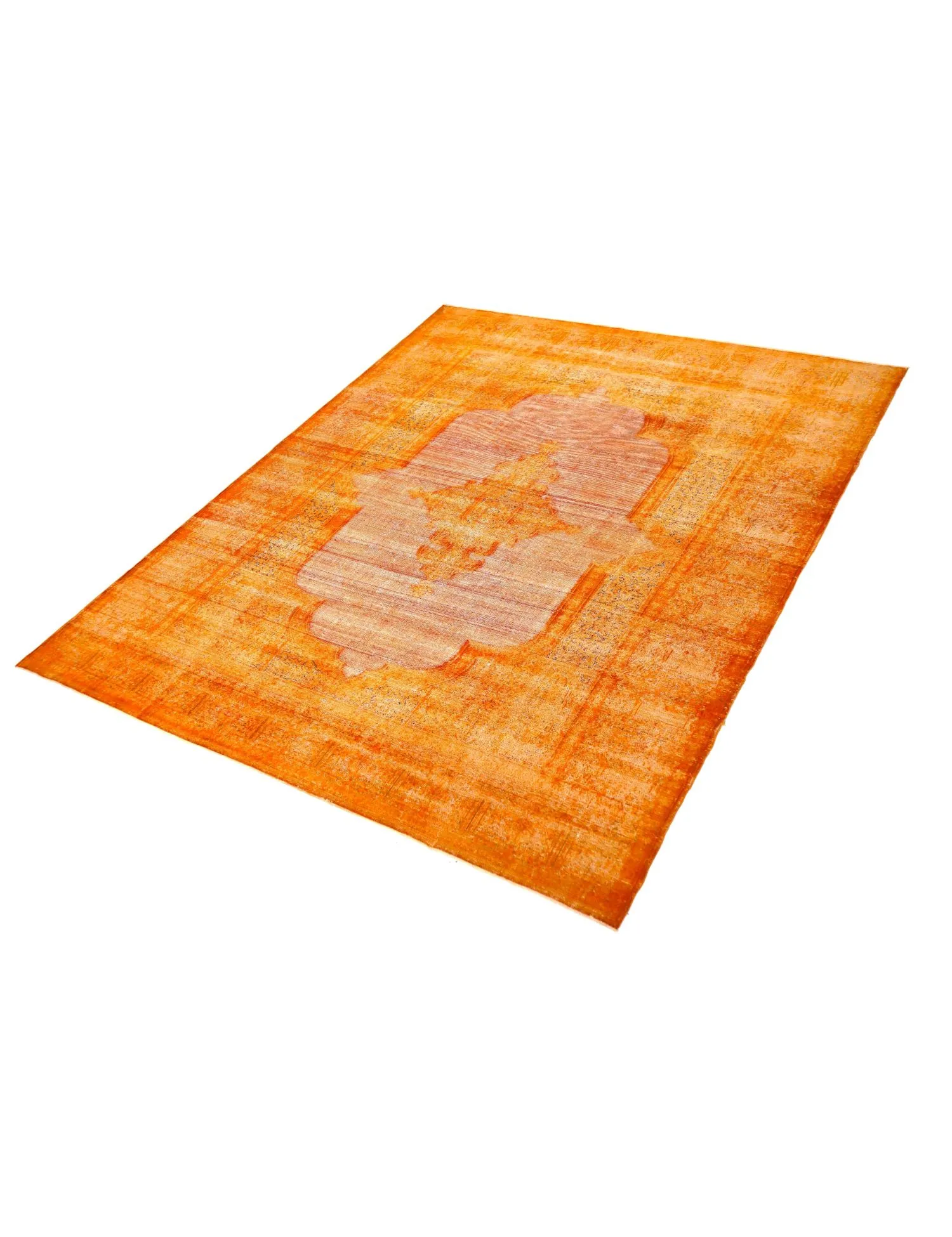 Tapis Persan vintage  orange  396 x 290 cm