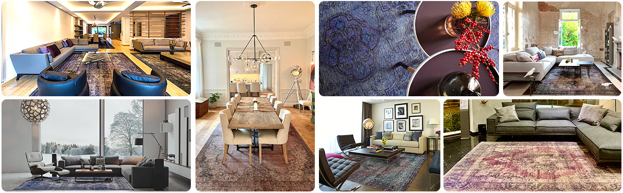 Tapis Vintage Violet