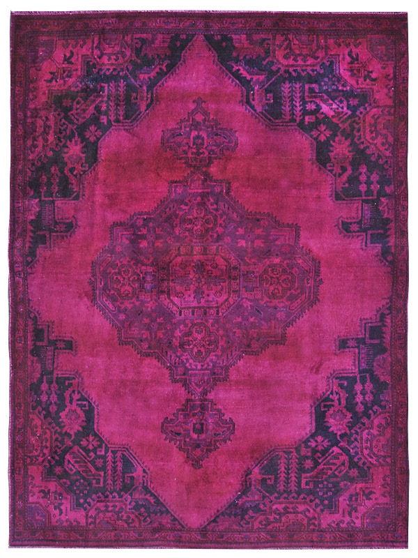Overdyed Vintage Persian Carpets For, Re Dyed Persian Rugs